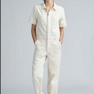 Everlane Short Sleeve Denim Coverall, 4